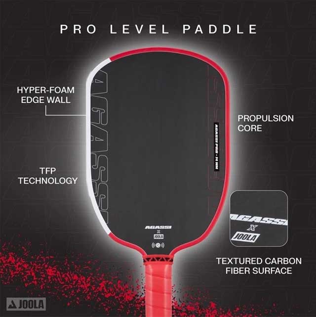Vợt Pickleball Joola Agassi Pro 16mm Chính Hãng
