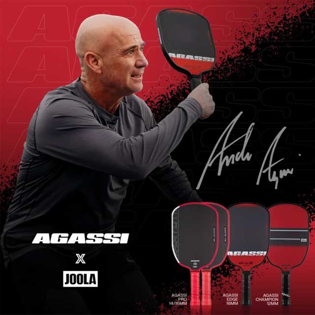 Vợt Pickleball Joola Agassi Pro 16mm Chính Hãng