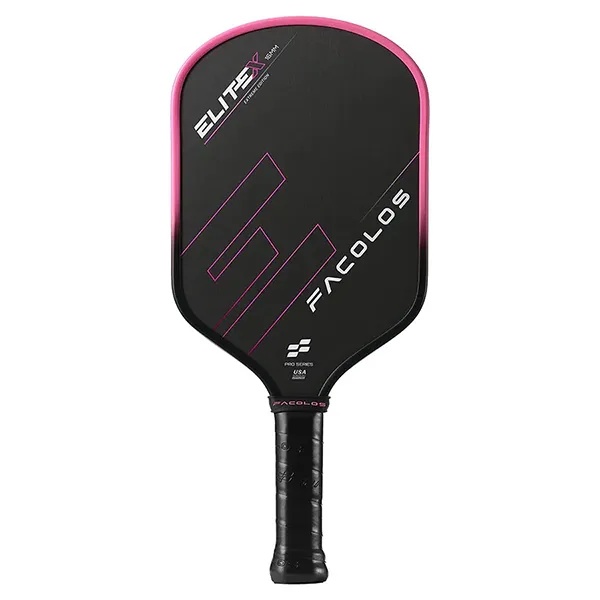 Vợt Pickleball Facolos Elite X Series 16mm Màu Hồng/Đen