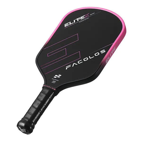 Vợt Pickleball Facolos Elite X Series 16mm Màu Hồng/Đen