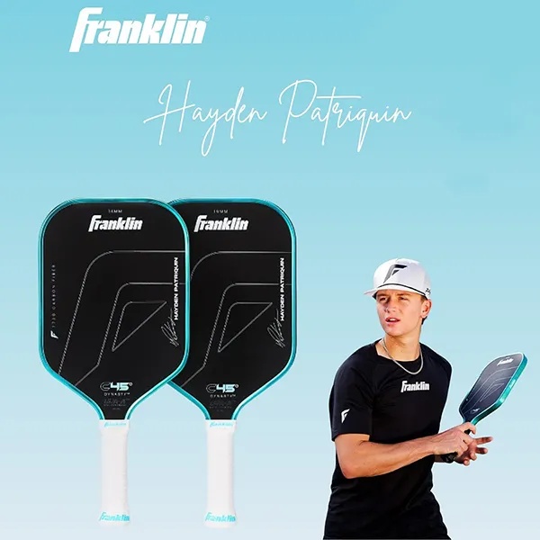 Vợt Pickleball Franklin C45 Hayden Patriquin 14mm Màu Xanh