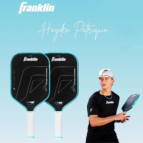 Vợt Pickleball Franklin C45 Hayden Patriquin 16mm Màu Xanh
