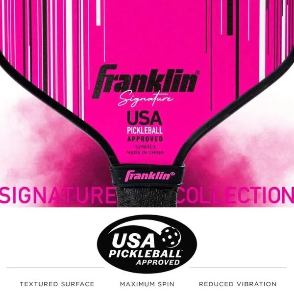 Vợt Pickleball Franklin Signature Pro 13mm Pink Màu Hồng