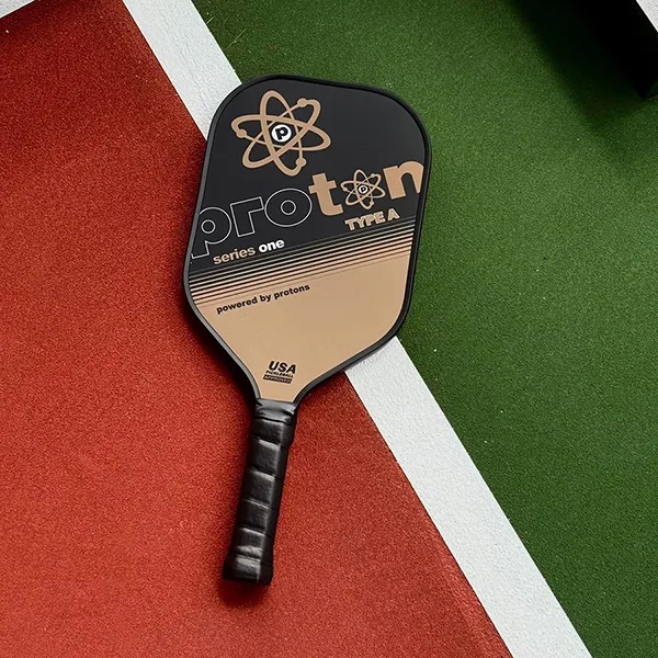 Vợt Pickleball Proton Series One - Type B Màu Đen - Vàng 15mm