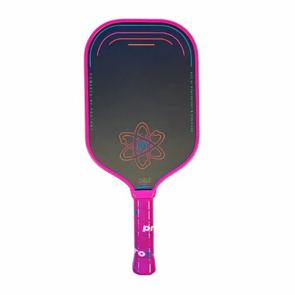 Vợt Pickleball Proton Series Three Paddle Raw Carbon Màu Hồng