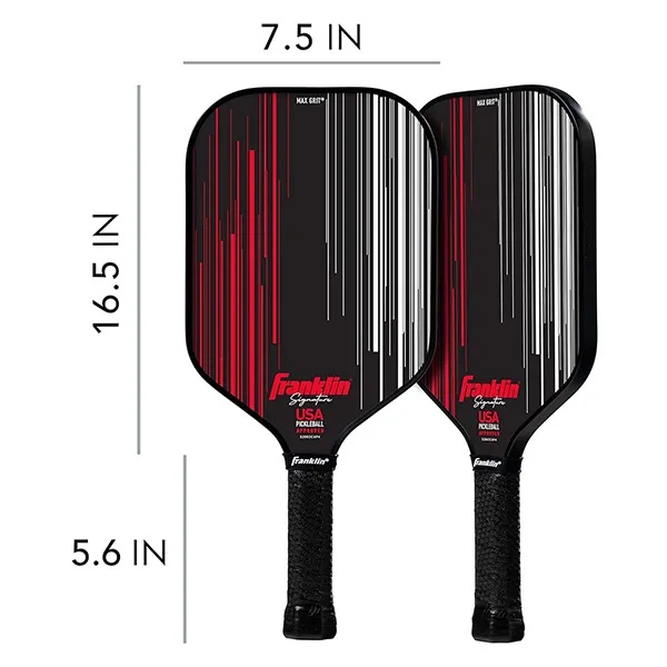 Vợt Pickleball Unisex Franklin Pro Player Series Signature 13mm Paddle Màu Đen